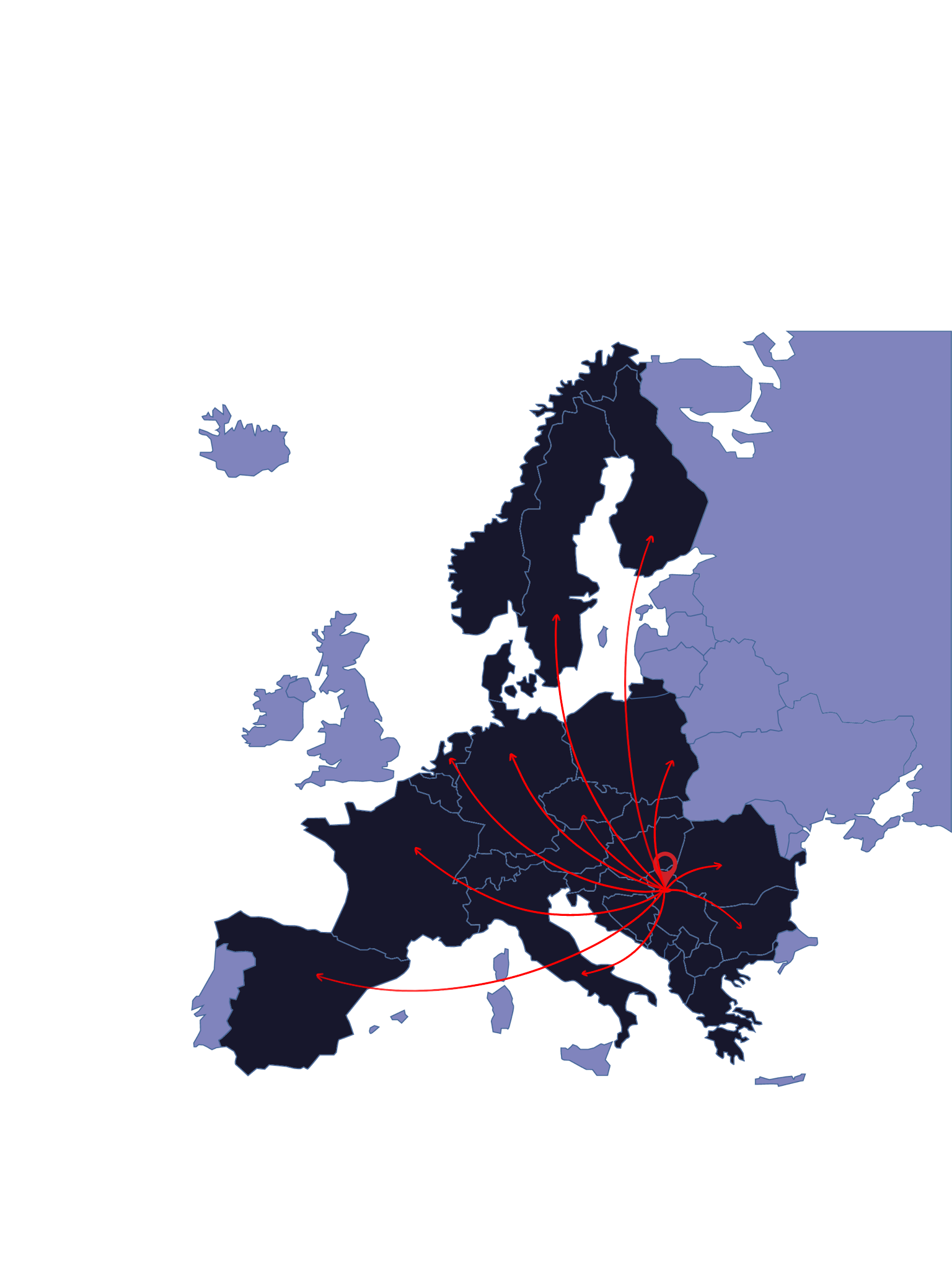 Mapa transportnih relacija